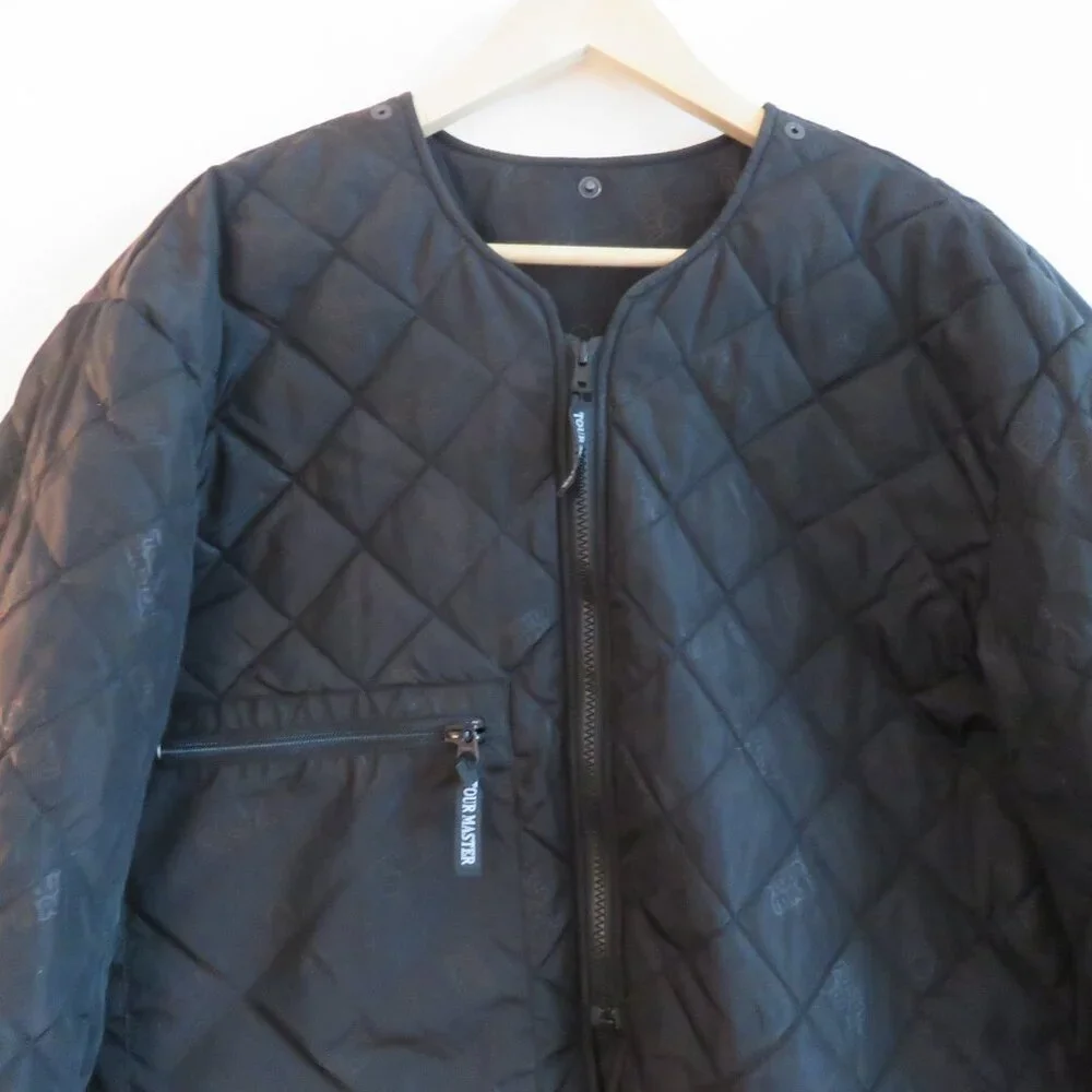 TOURMASTER Cortech Black Quilted Thinsulate Motorcycle Jacket - Men's Size L - Picture 3 of 14